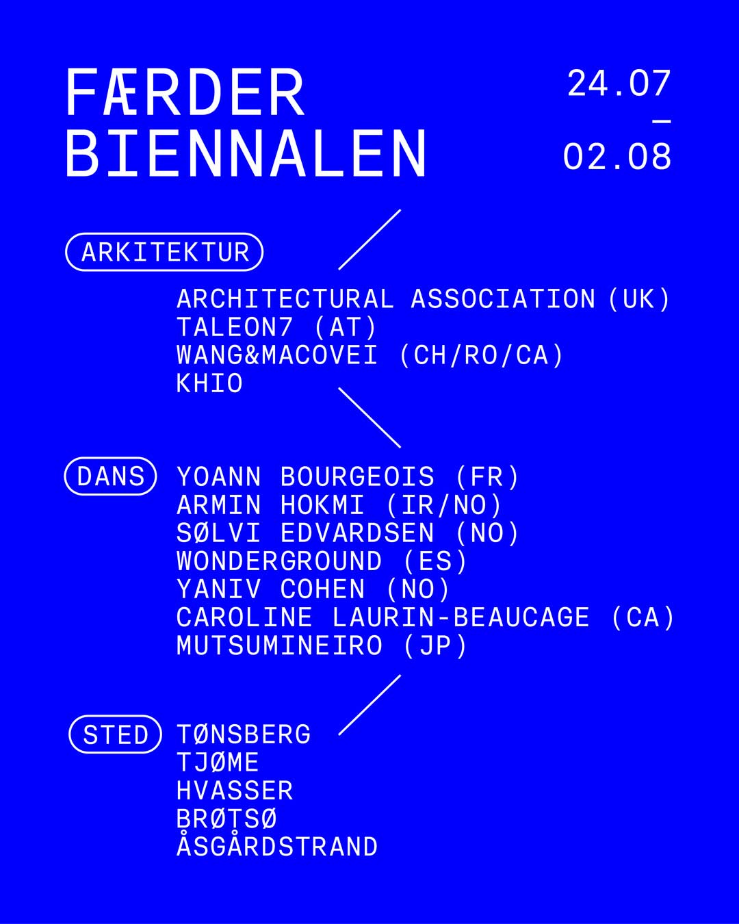 Se hele programmet for Færderbiennalen 2026