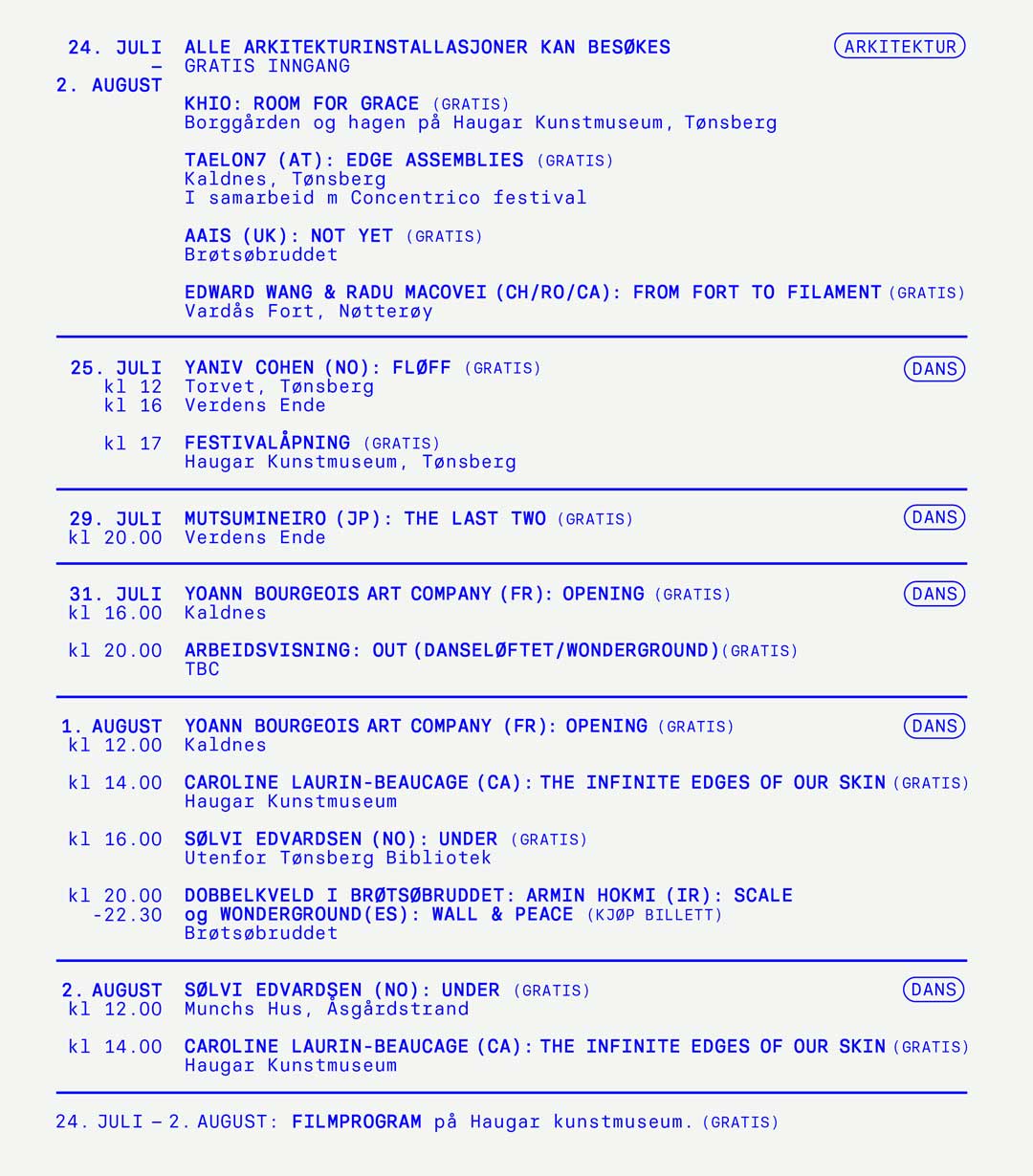 Program for Færderbiennalen 2026